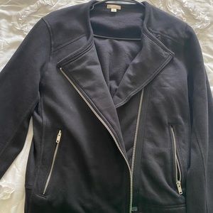 Black Moto sweater jacket